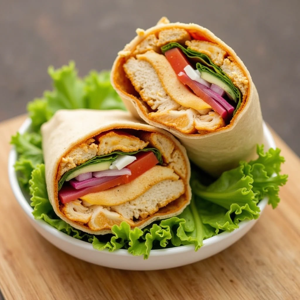 grilled chicken wrap