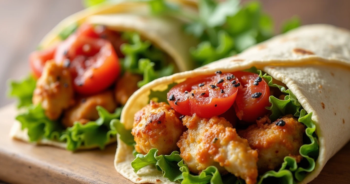 grilled chicken wrap